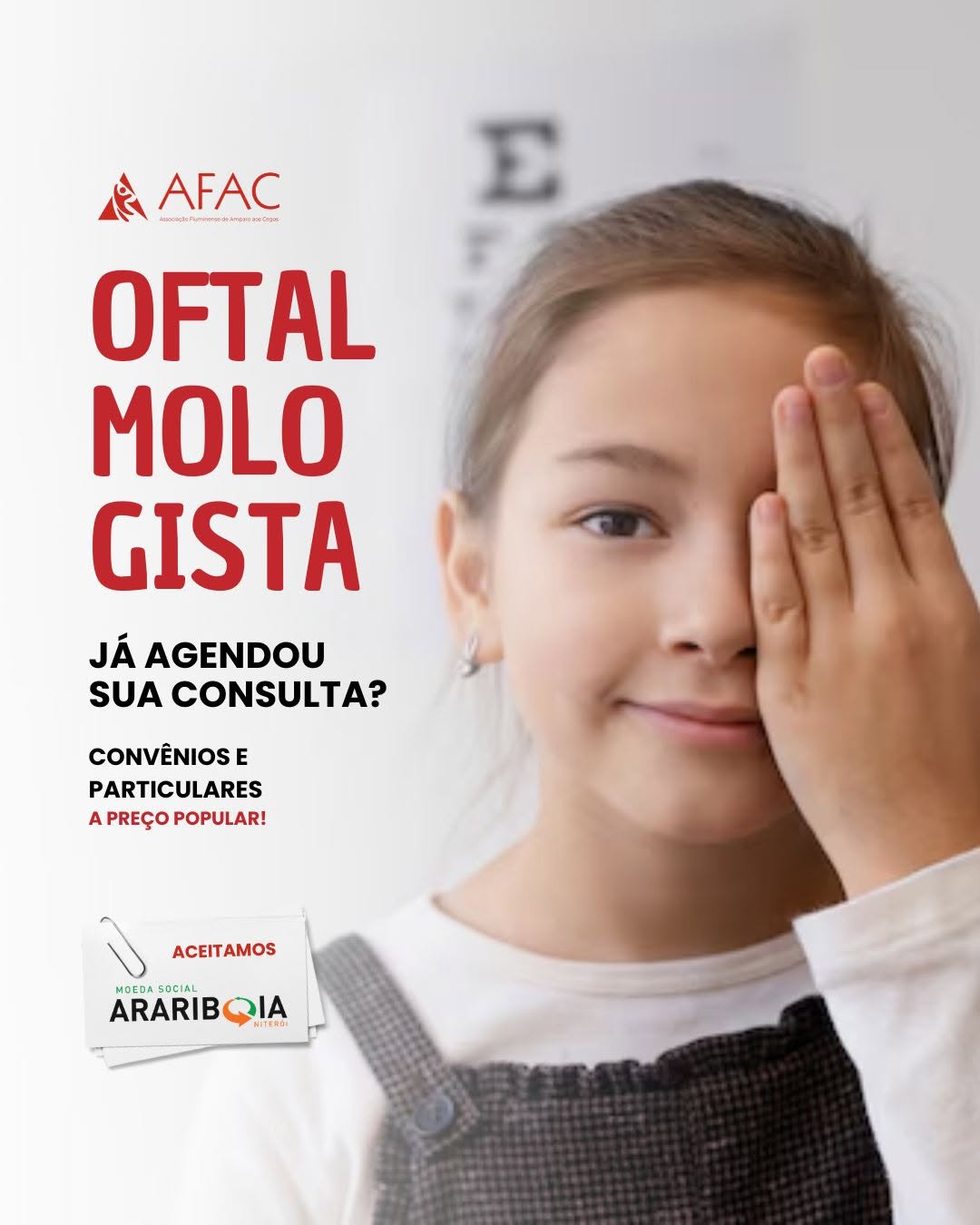 Imagem agendou sua consulta com oftalmologista